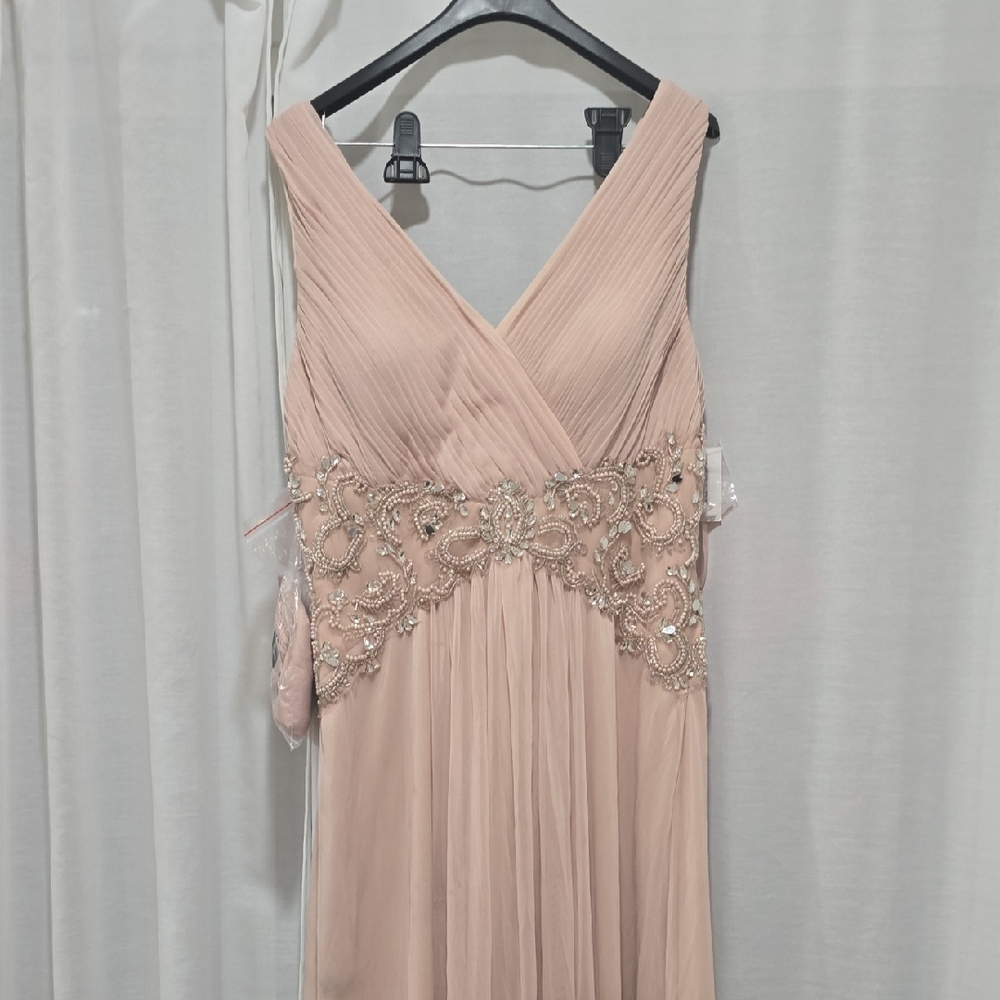 Elegant Blush Evening Gown